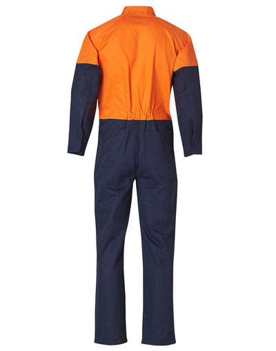 AIW SW204 MEN'S TWO TONE COTTON DRILL COVERALL REGULAR SIZE