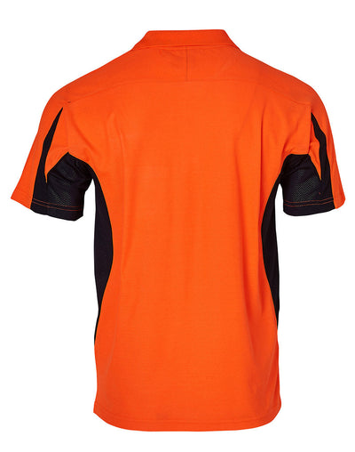AIW SW25 TRUEDRY® FASHION HIGH VISIBILITY UNISEX POLO WITH UNDERARMS MESH