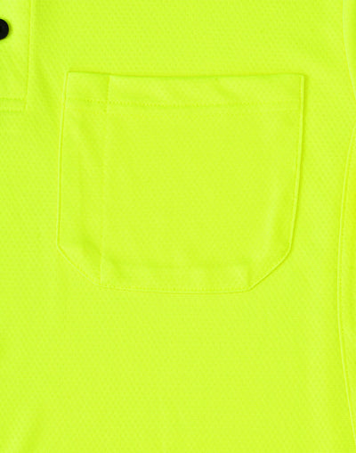 SW81 UNISEX HI-VIS BAMBOO CHARCOAL SS POLO