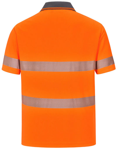 SW85 UNISEX COOLDRY SEGMENTED SS POLO