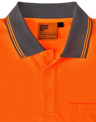 SW85 UNISEX COOLDRY SEGMENTED SS POLO