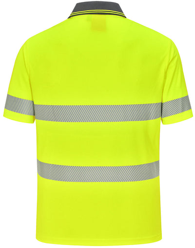 SW85 UNISEX COOLDRY SEGMENTED SS POLO