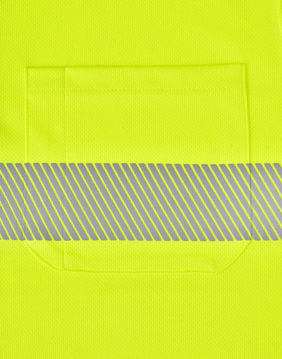SW85 UNISEX COOLDRY SEGMENTED SS POLO