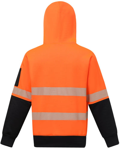 SW88 Hi-Vis Two Tone Safety Hoodie With Segmented Tapes