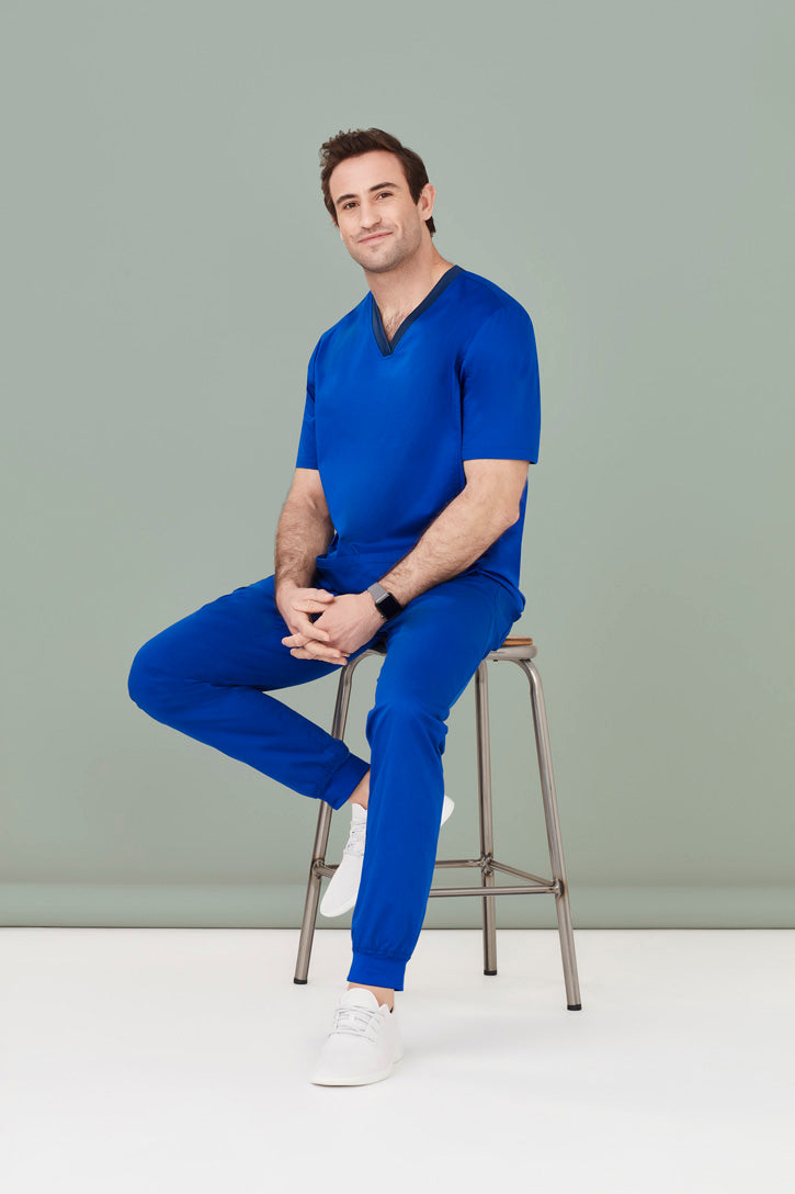 CSP042ML-Riley Mens Slim Leg Jogger Scrub Pant