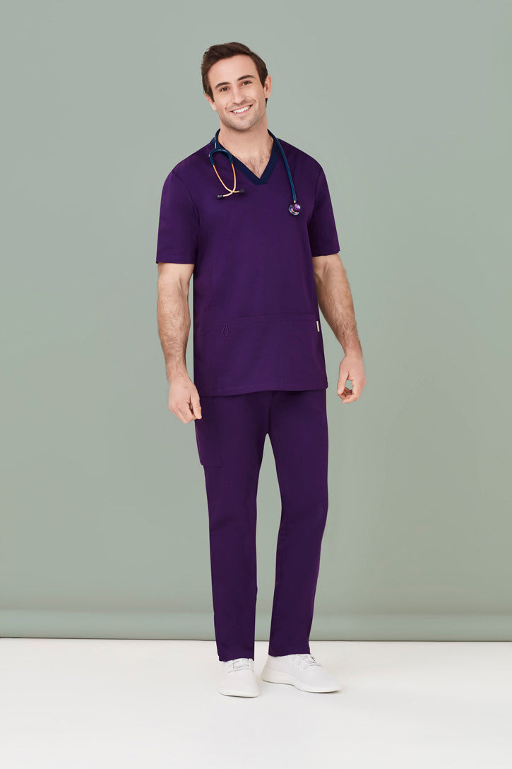 CSP047ML-Riley Mens Straight Scrub Pant