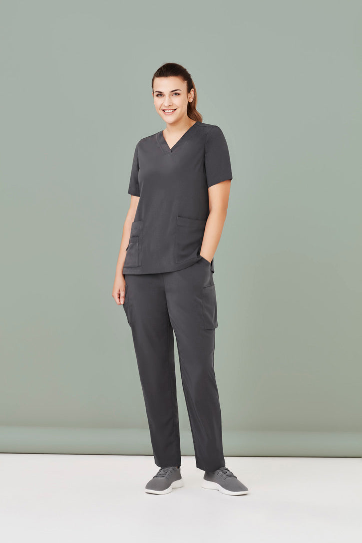 CSP944LL-Avery Womens Multi-Pocket Straight Leg Pant