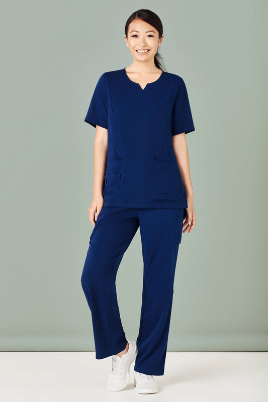 CSP944LL-Avery Womens Multi-Pocket Straight Leg Pant