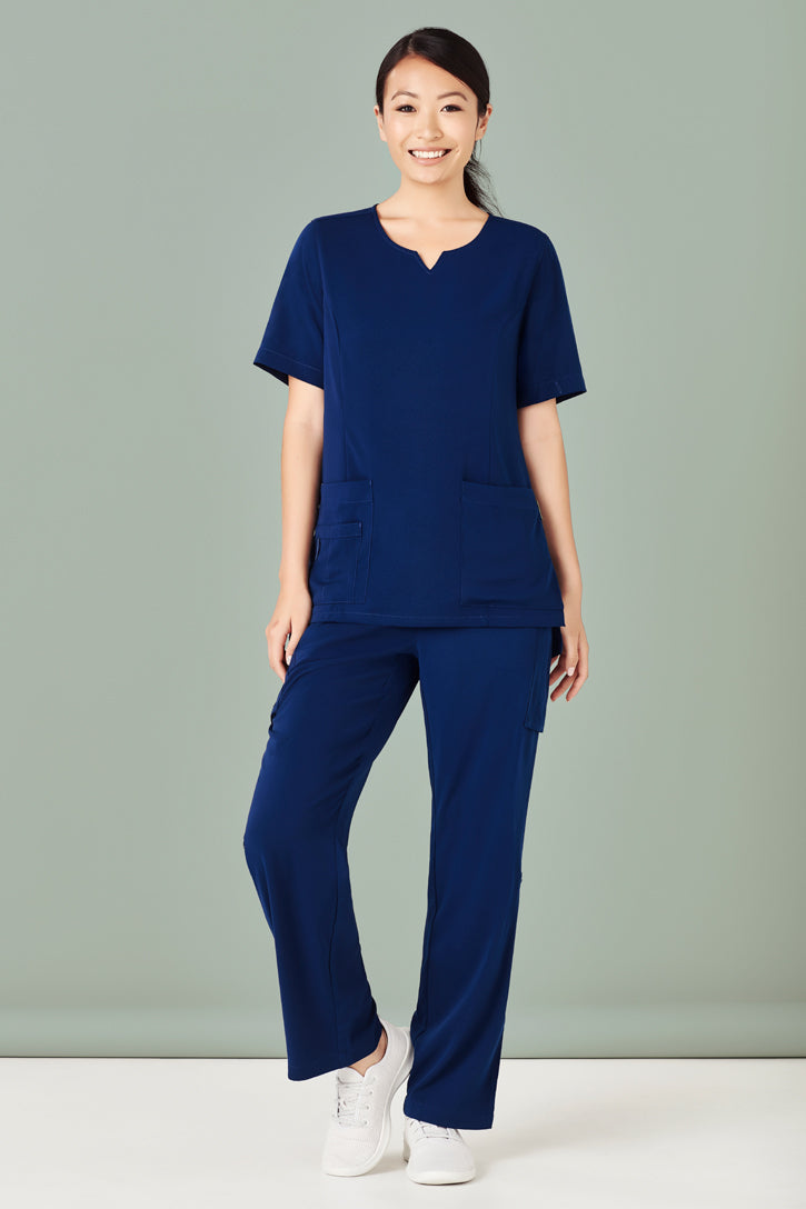 CSP944LL-Avery Womens Multi-Pocket Straight Leg Pant