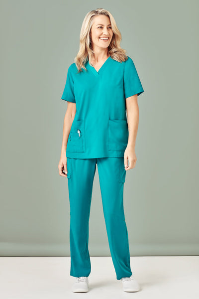 CSP944LL-Avery Womens Multi-Pocket Straight Leg Pant