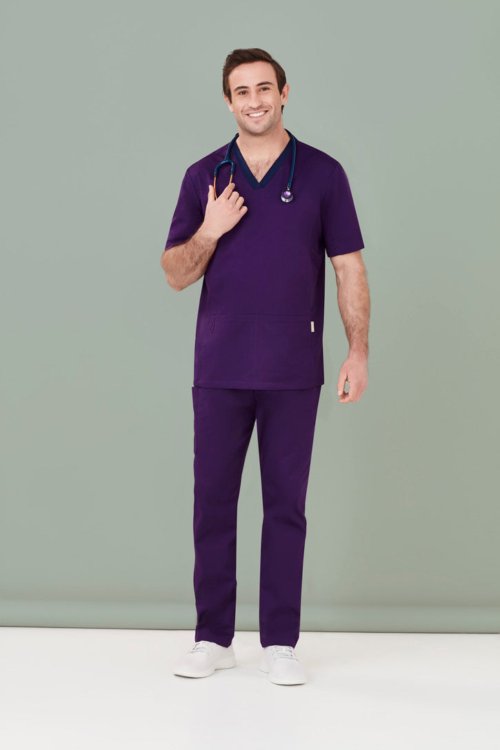 CST043MS-Riley Mens V-Neck Scrub Top