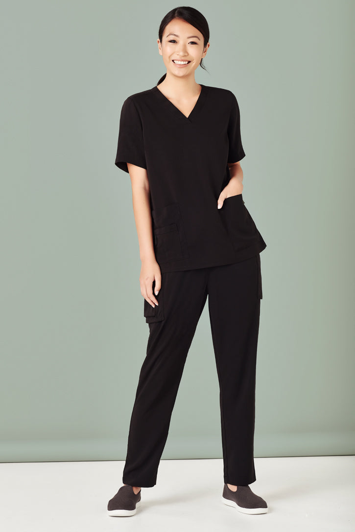 CST941LS-Avery Womens Easy fit V-Neck Scrub Top