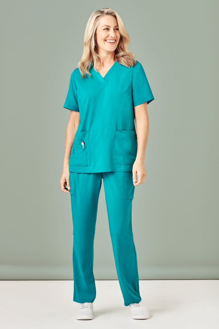 CST941LS-Avery Womens Easy fit V-Neck Scrub Top