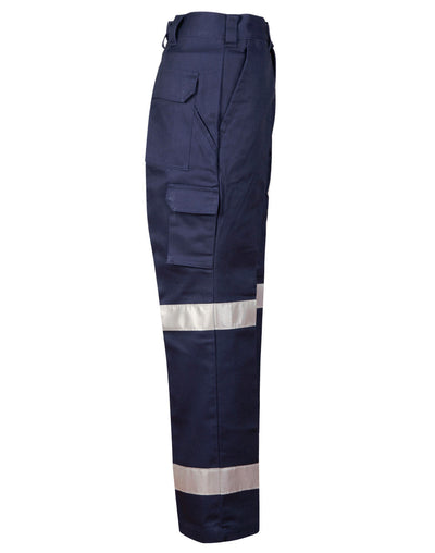 WP08HV PRE-SHRUNK DRILL PANTS WITH 3M TAPES Stout Size