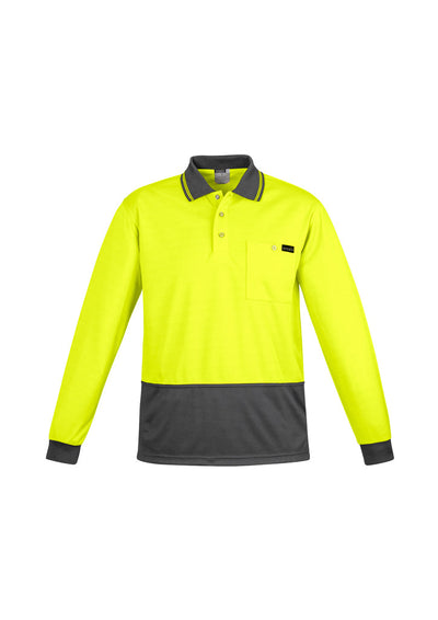 ZH410-Mens Comfort Back L/S Polo