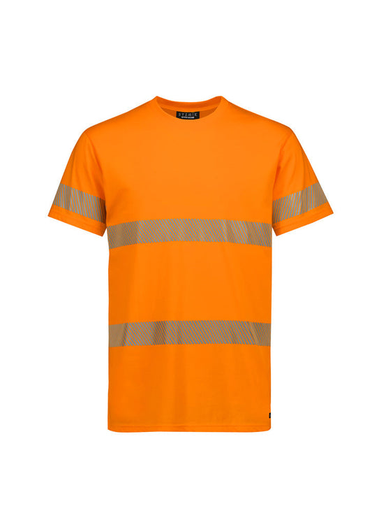 Mens Hi Vis Segmented Tape Cotton Tee Shirt