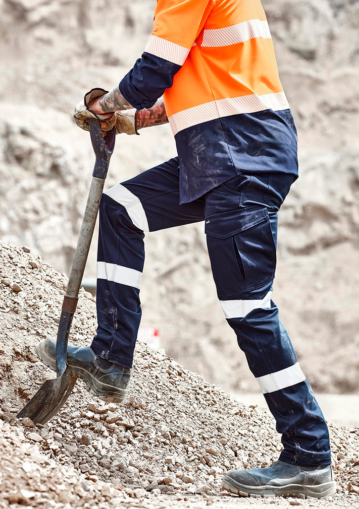 ZP923-Mens Essential Stretch Taped Cargo Pant