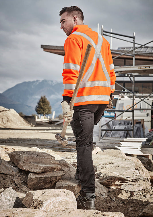 ZT660-Unisex Hi Vis X Back Rail Jumper