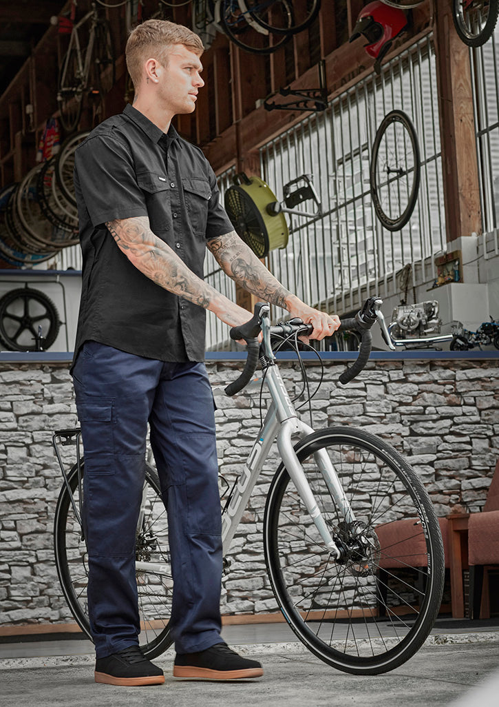 ZW001S-Mens Midweight Drill Cargo Pant (Stout)