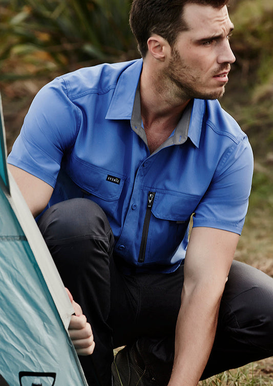 ZW465-Mens Outdoor S/S Shirt