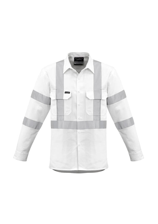 ZW621-Mens Bio Motion X Back Taped Long Sleeve Shirt