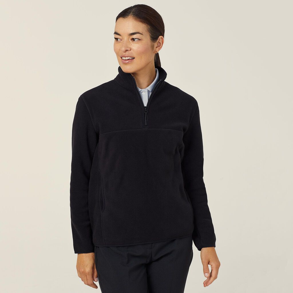 POLAR FLEECE ZIP NECK PULLOVER