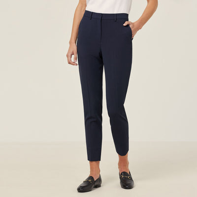 CAT3YC-Crepe Stretch High Waist Cropped Pant