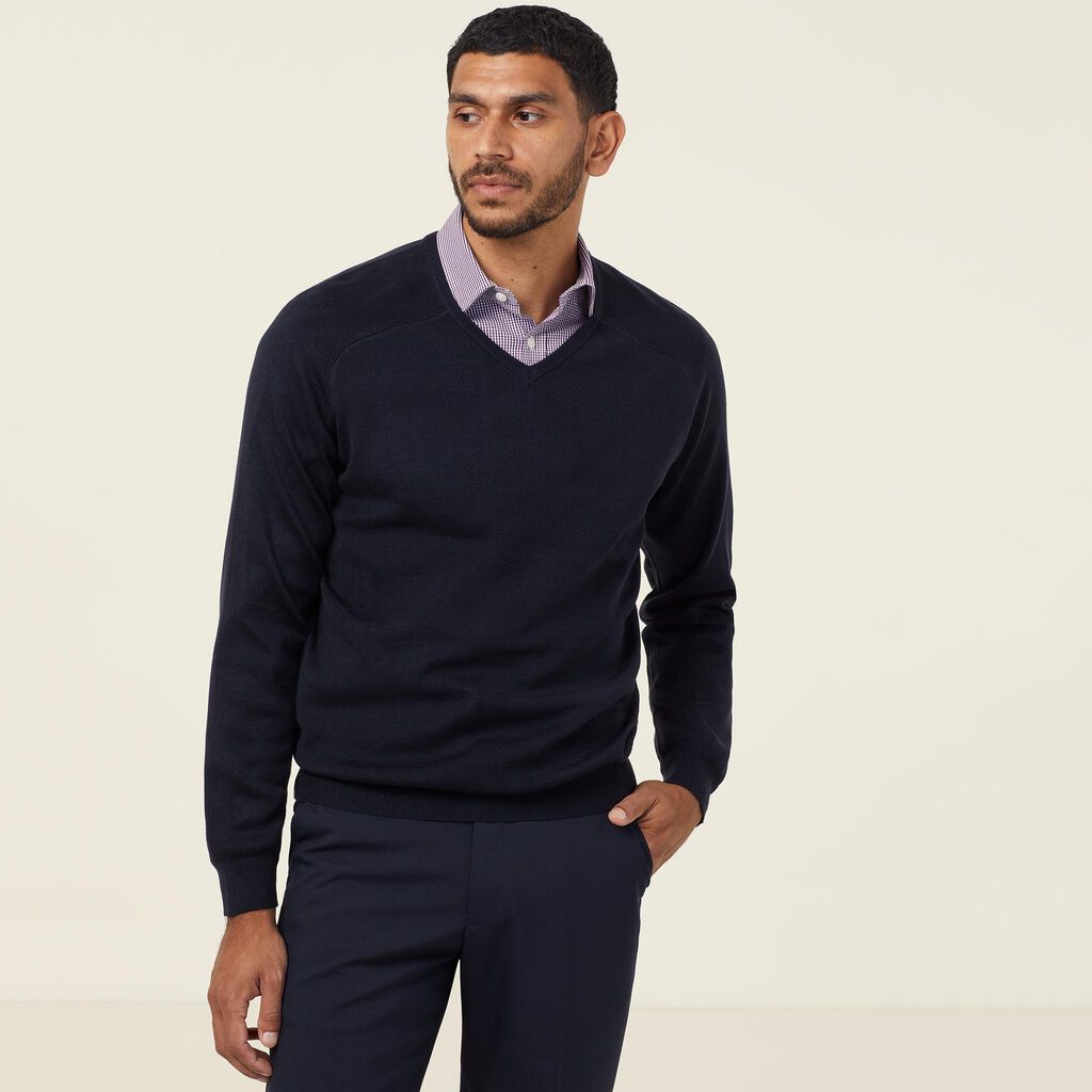 ACRYLIC V-NECK SWEATER