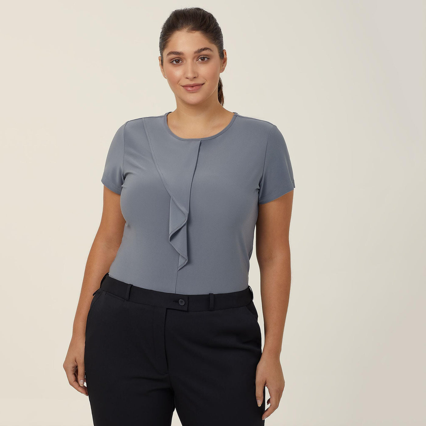 SOFT JERSEY SHORT SLEEVE ROUND NECK T-TOP