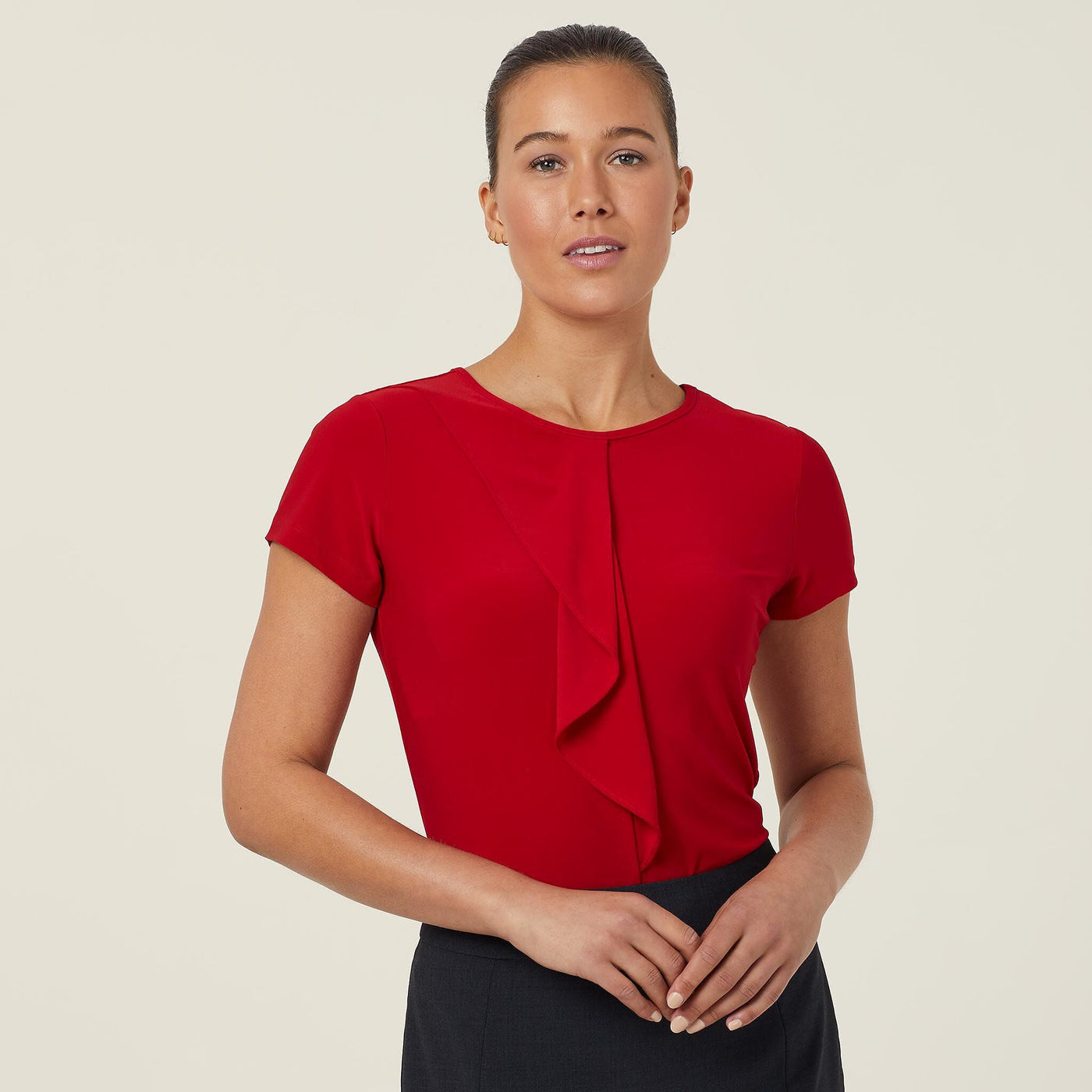 SOFT JERSEY SHORT SLEEVE ROUND NECK T-TOP