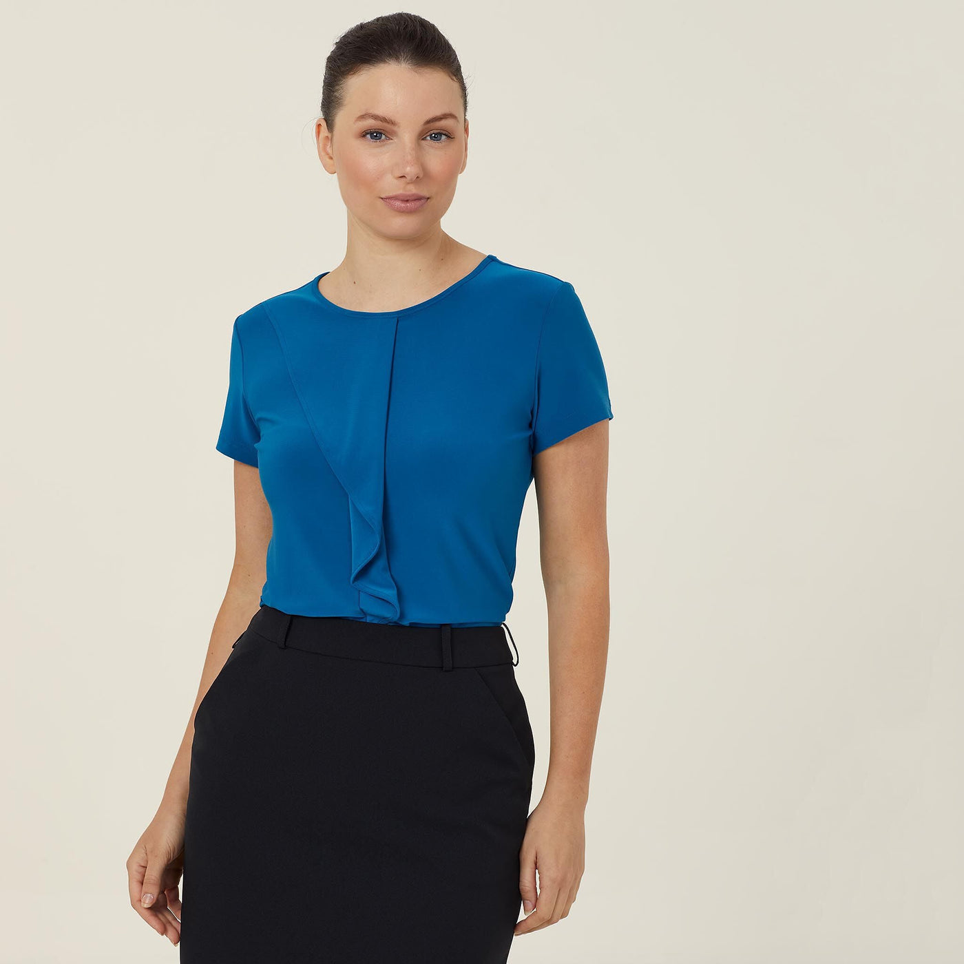 SOFT JERSEY SHORT SLEEVE ROUND NECK T-TOP