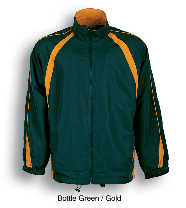 CJ0533-Unisex Track -Suit Jacket With Contrast Panels