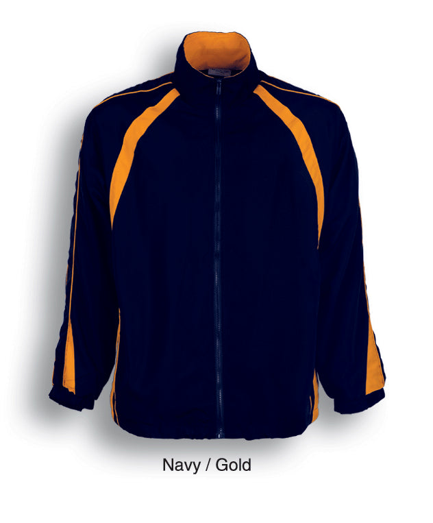 CJ0533-Unisex Track -Suit Jacket With Contrast Panels