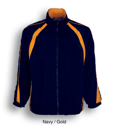 CJ0533-Unisex Track -Suit Jacket With Contrast Panels