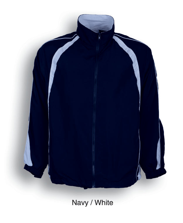CJ0533-Unisex Track -Suit Jacket With Contrast Panels