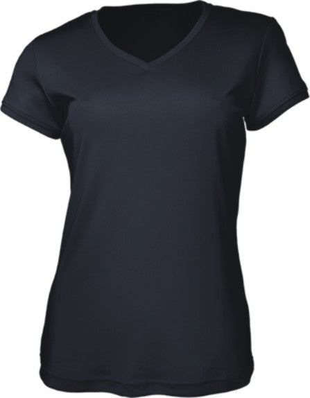 CT1418-Ladies Brushed Vee Neck Tee Shirt