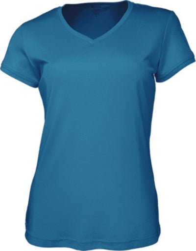 CT1418-Ladies Brushed Vee Neck Tee Shirt