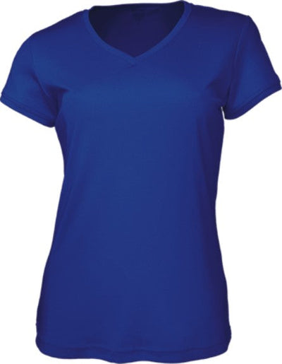 CT1418-Ladies Brushed Vee Neck Tee Shirt