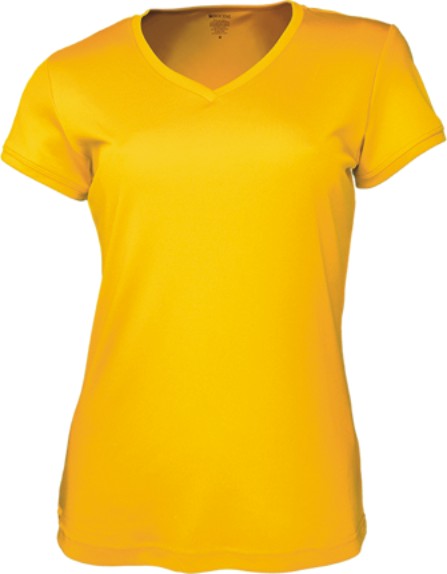 CT1418-Ladies Brushed Vee Neck Tee Shirt