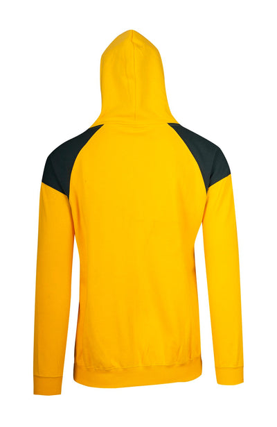 F303HP-Mens Shoulder Contrast Panel Hoodie