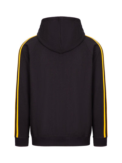 F600HZ-Mens Unbrushed Stripe  Sleeve Hoodie