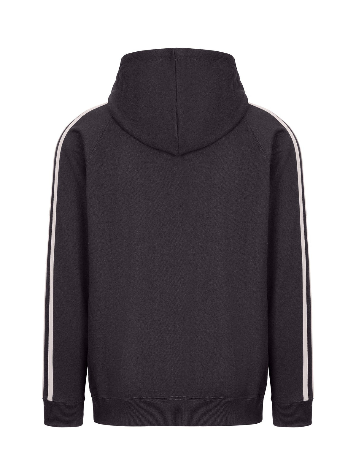 F600HZ-Mens Unbrushed Stripe  Sleeve Hoodie