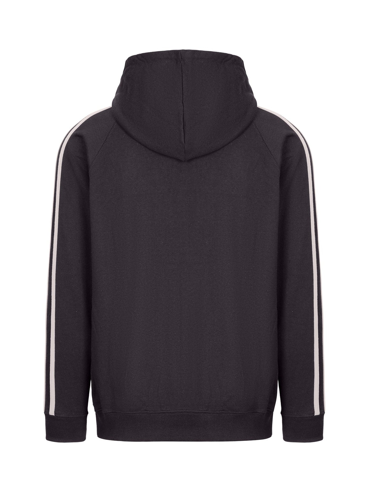 F600HZ-Mens Unbrushed Stripe  Sleeve Hoodie