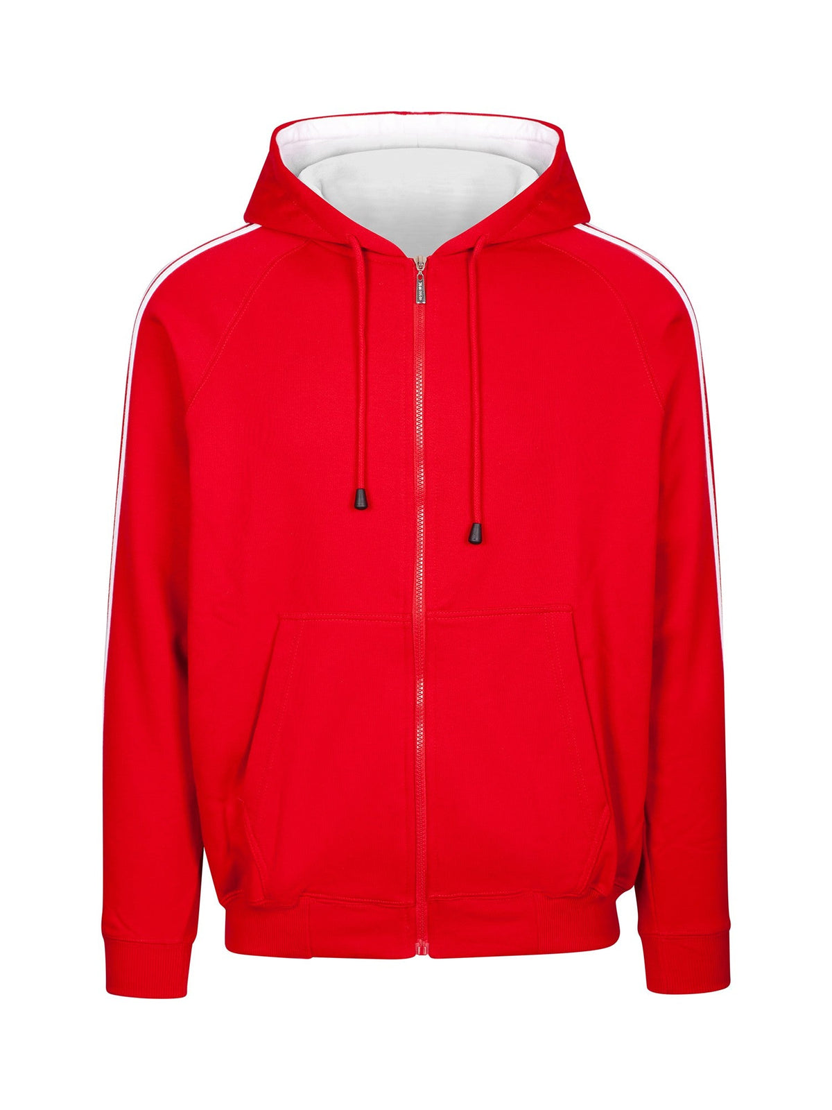 F600HZ-Mens Unbrushed Stripe  Sleeve Hoodie