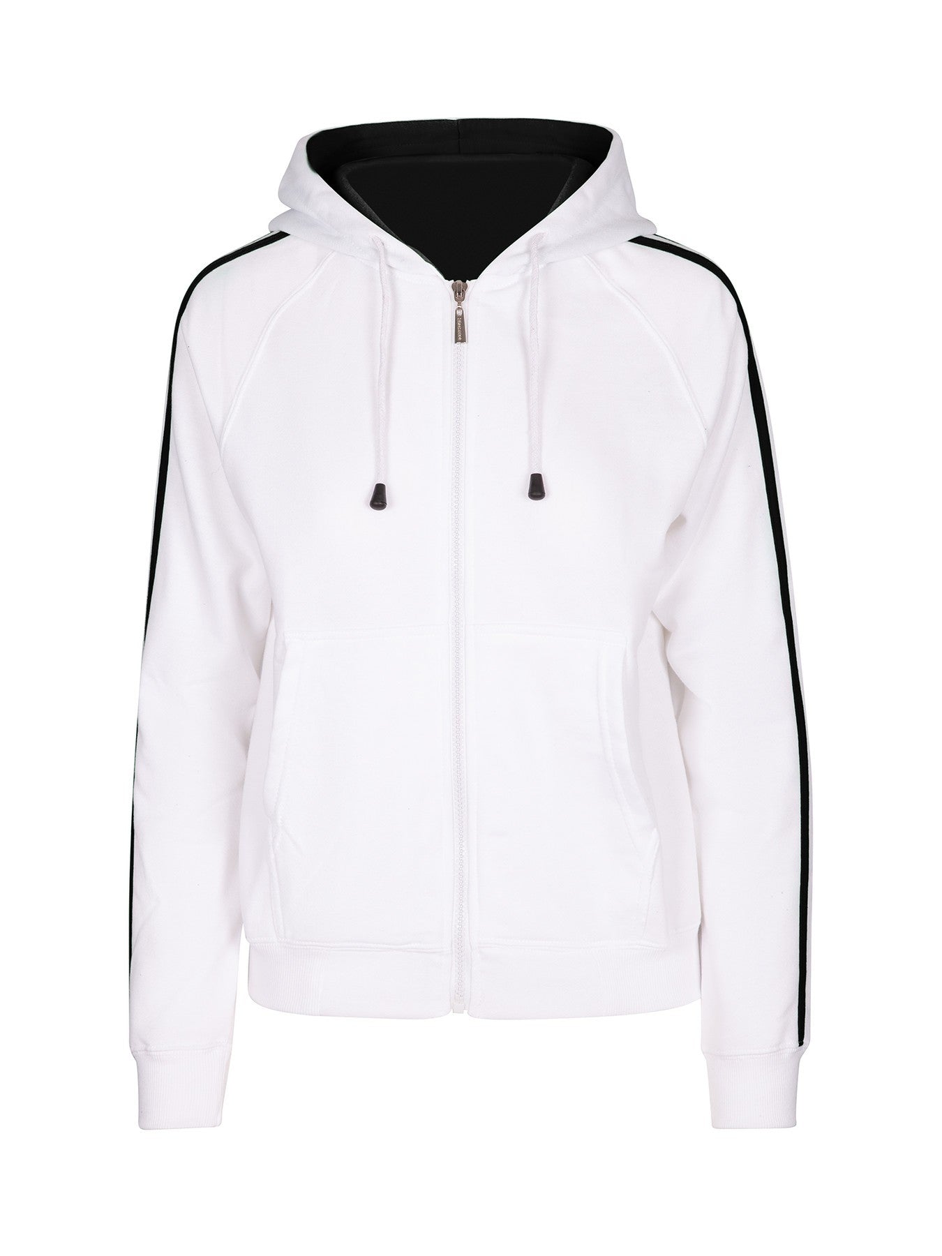F600UN-Ladies/Junior stripe sleeves Hoodies