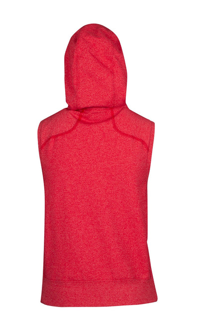 FP66UN-Ladies/Junior Heather SLEEVELESS Hoodies - Greatness Range