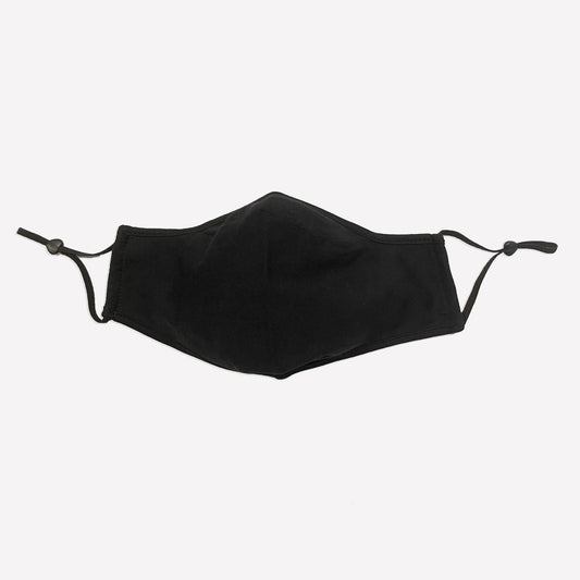 MASKS.COTTON.071pa-Adult 3 Layer One Piece Face Masks with Adjustable toggle