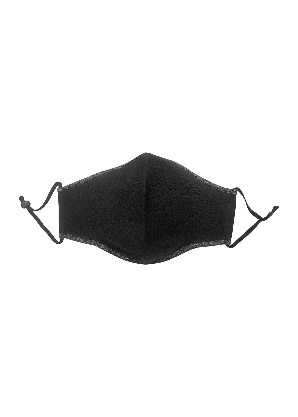 MASKS.COTTON.03P-Contrast One Piece Cotton Face Masks With Adjustable toggle