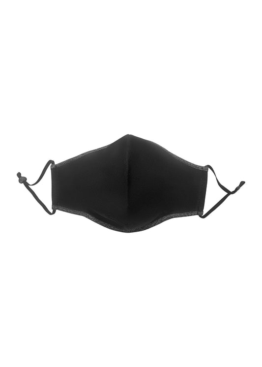 MASKS.COTTON.03P-Contrast One Piece Cotton Face Masks With Adjustable toggle