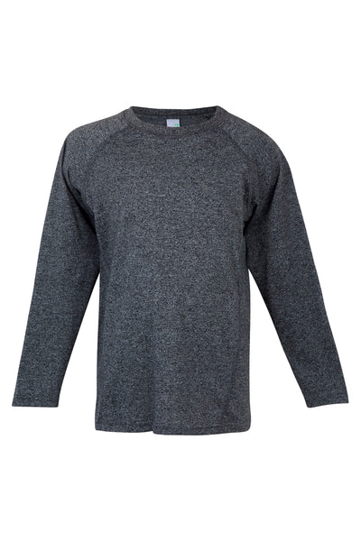 T224KS-KIDS LONG SLEEVES HEATHER TEES